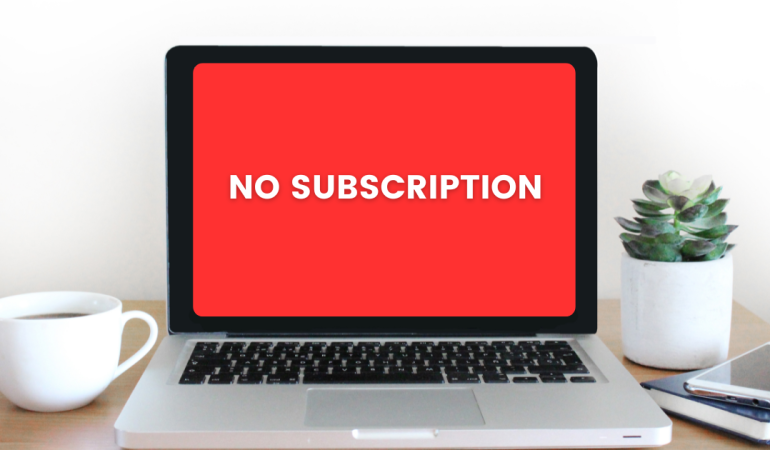 no subscription online survey